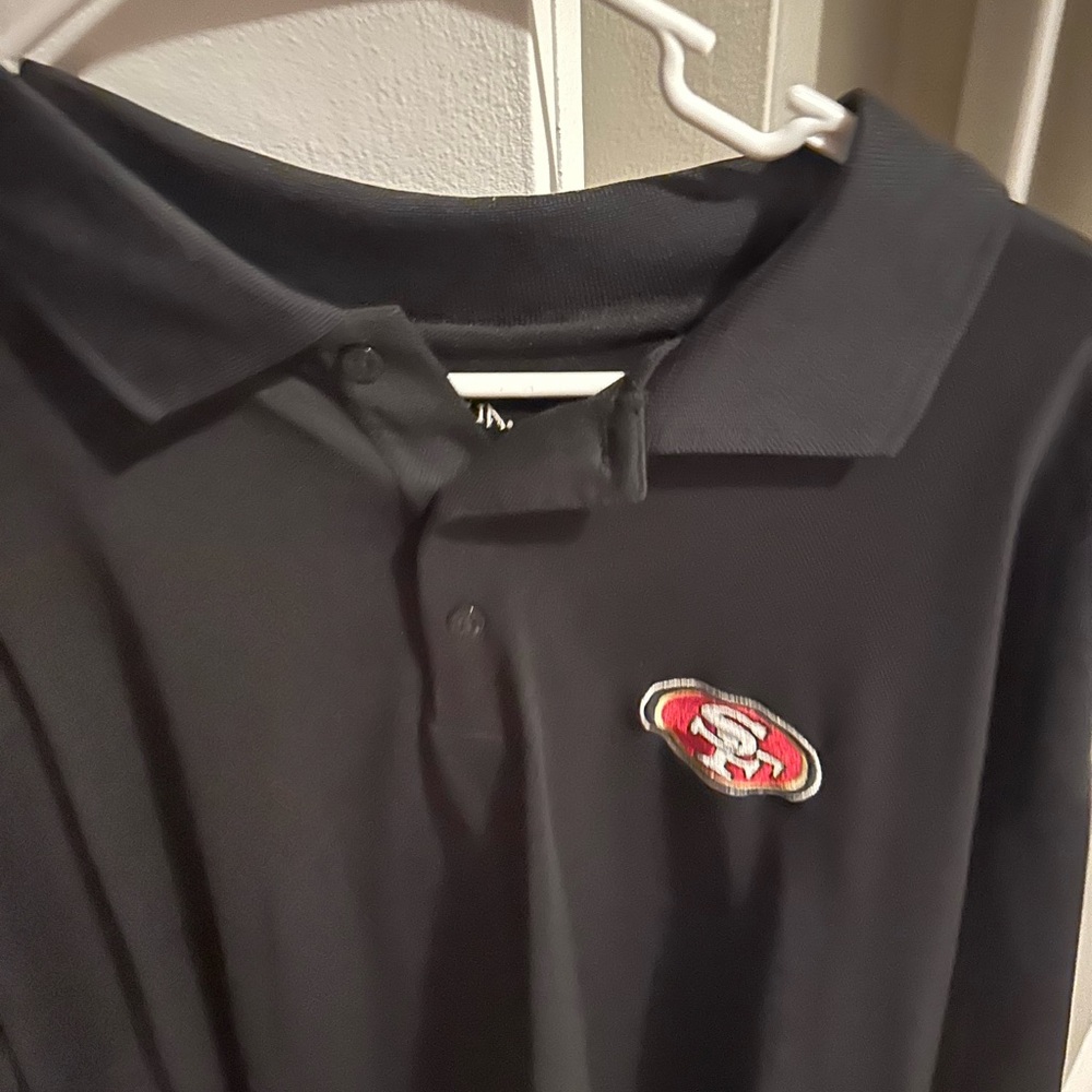 Men's Black Polo Shirt with Logo